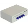 DeLock Switch VGA 4 port manuāls divvirzienu - ekrāna slēdzis - 4 x VGA - Galddatora (87635)
