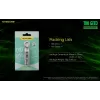 Atslēgu piekariņa lukturītis Nitecore TIKI GITD Grey — USB uzlādējams, 1 lm, 55 mm, 12 g, IP66