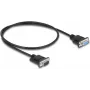 VGA kabelis DeLOCK 86886 0,5m D-Sub melns
