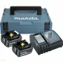 MAKITA barošanas komplekts 18V 2x5,0Ah (BL1850Bx2+DC18RC) MAKPAC