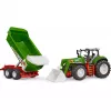 Priekšējā iekrāvēja izgāšanas piekabe BRUDER BR-03452 Tractor Roadmax — rotaļu pielikums, saderīgs ar Roadmax traktoriem