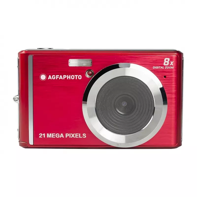 AgfaPhoto Realishot DC5200 kompaktkamera 21 MP CMOS 5616 x 3744 pikseļi sarkana