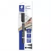 Pastāvīgais marķieris Staedtler Lumocolor permanent duo 348 B melns 1 gab.