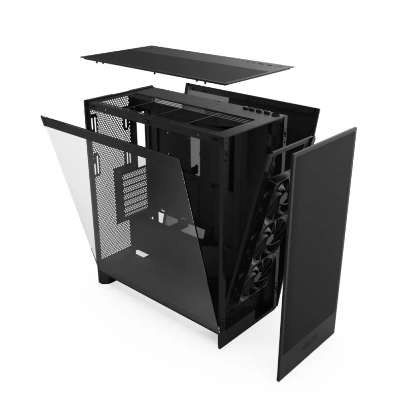 Korpuss NZXT H7 Flow (2024) Mid-Tower - Melns