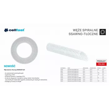 Sūkšanas/izvadīšanas šļūtene 32mm ENERGO-FLEX MB