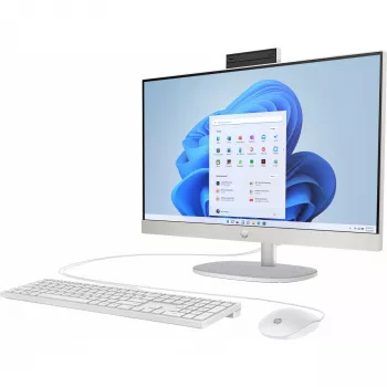 HP 24-cr0006ng - Viss-vienā dators - Ryzen 5 7520U / 2,8 GHz - RAM 16GB - SSD 512GB NVMe - Radeon 610M - 1GbE, Wi-Fi 6, Bluetooth 5.3 - WLAN: 802.11a/b/g/n/ac/ax