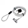 Logilink NBS009 klēpjdatora slēdzene ar 2 atslēgām, 15 mm
