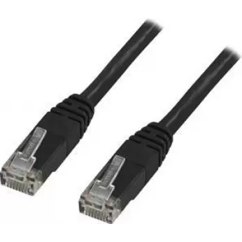 Tīkla kabelis Deltaco UTP Cat6 RJ-45 - RJ-45 2 m Melns