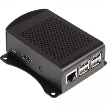 Joy-it Raspberry Pi® korpuss melns rb-alucase+06 Raspberry Pi® 3 B, Raspberry Pi® 2 B, Raspberry Pi® 3 B+, Raspberry Pi® B+