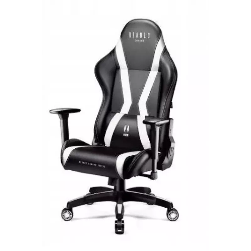 Spēļu krēsls Diablo X-HORN 2.0 melns-balts