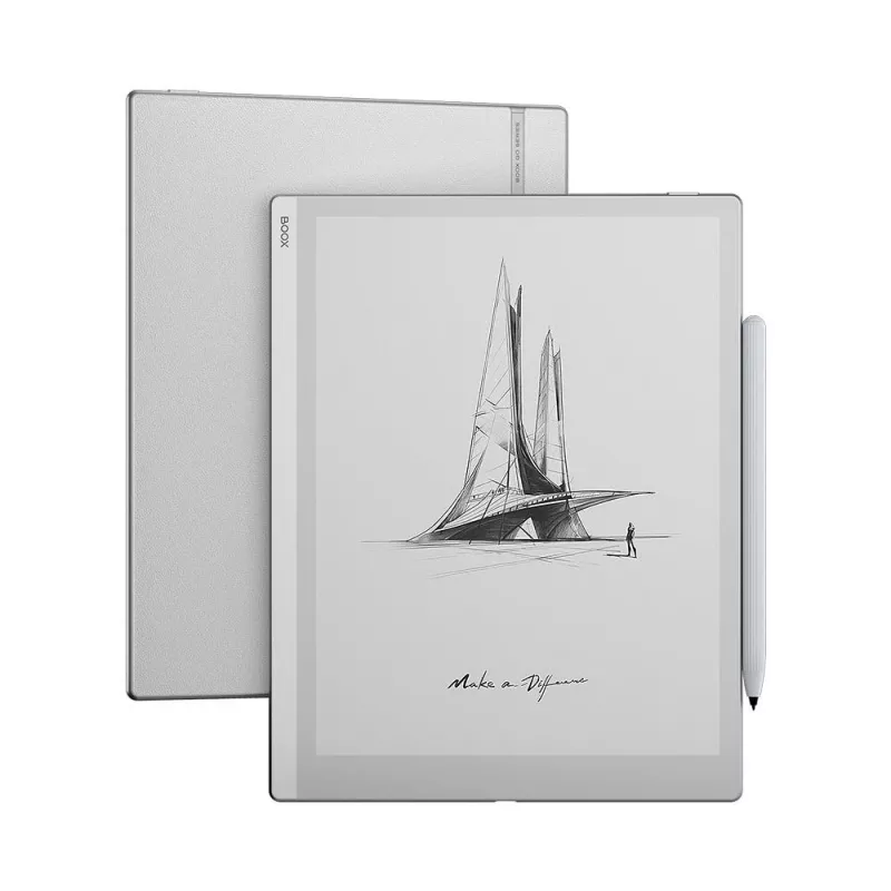 Planšetdators Onyx BOOX GO 10.3 – 10,3 collu E-Ink planšete, 2480×1860, 4 GB RAM, 64 GB atmiņa, Android 12, irbulis, Wi‑Fi 5, Bluetooth 5.0, balta