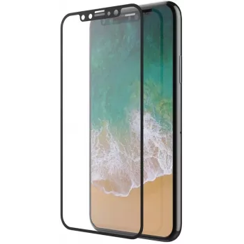 Rūdīta stikla aizsargplēve Devia Van Entire View Pretatspīduma iPhone XS Max 6.5 melna