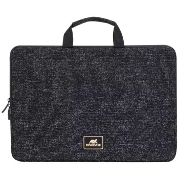 Sleeve maciņš Rivacase 7915 39,6 cm (15,6 collu) Melns Balts