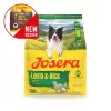 Sausā suņu barība JOSERA Adult Lamb & Rice 3 kg — pieaugušiem suņiem ar jēru un rīsiem