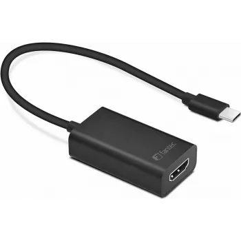 FANTEC UMP-HDMI4K USB Type-C uz HDMI 4K adapteris, melns, 20cm