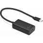 FANTEC UMP-HDMI4K USB Type-C uz HDMI 4K adapteris, melns, 20cm