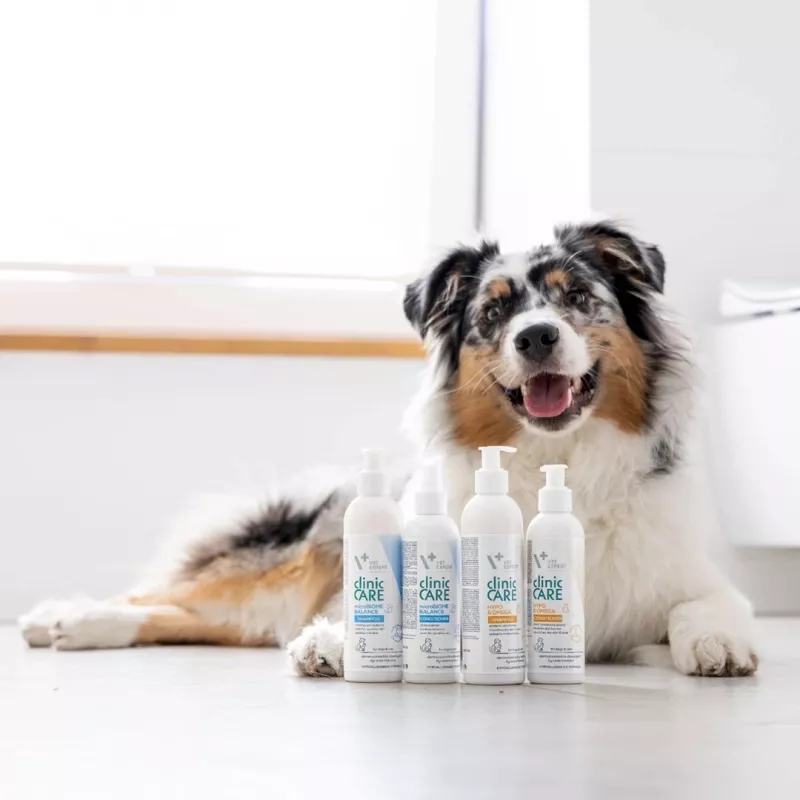 Kondicionieris VETEXPERT Clinic Care Balance 150 ml — veterinārs apmatojuma kondicionieris suņiem un kaķiem, 150 ml