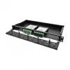 DeLOCK Fiber Optic HD Cassette MPO vīrietis uz 12 x LC Duplex sieviete 24 šķiedras Vienmoda 9/125 µm