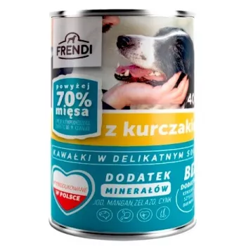 Slapjā suņu barība Frendi 400 g — vista mērcē