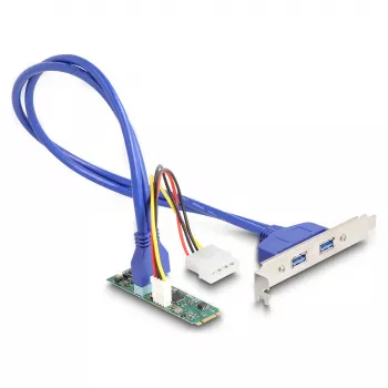 DeLOCK 61065 Iekšējais USB 3.2 Gen 1 adapteris M.2 vīrietis