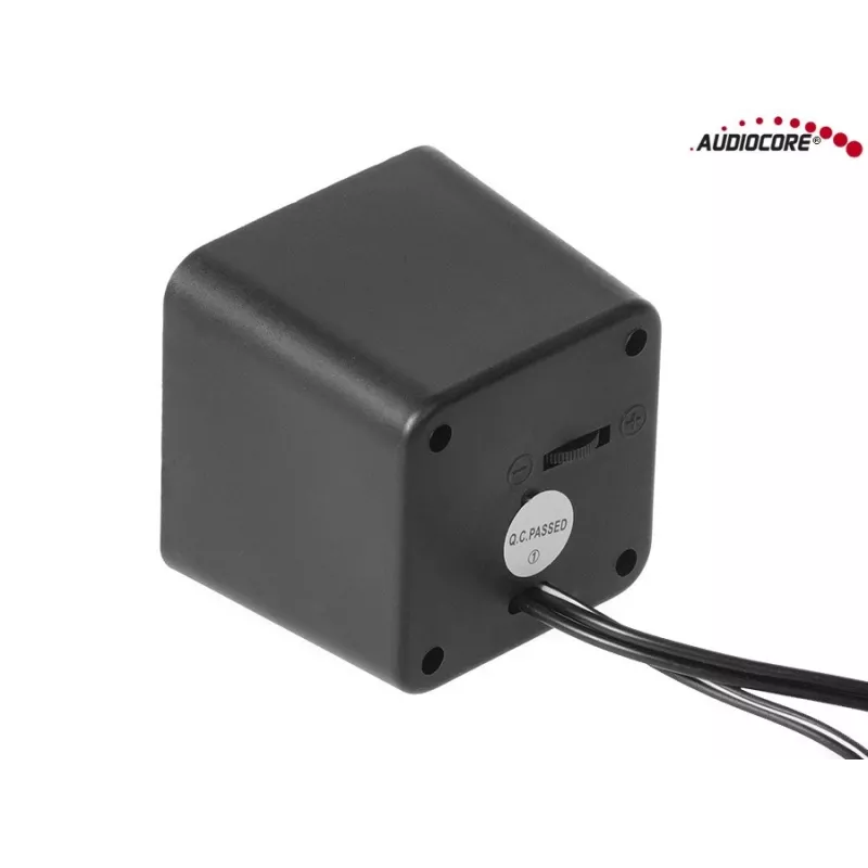 2-virzienu datora skaļrunis Audiocore AC870 B — 3 W RMS, vadu USB barošana, 3.5 mm ieeja, 2.0 kanāli