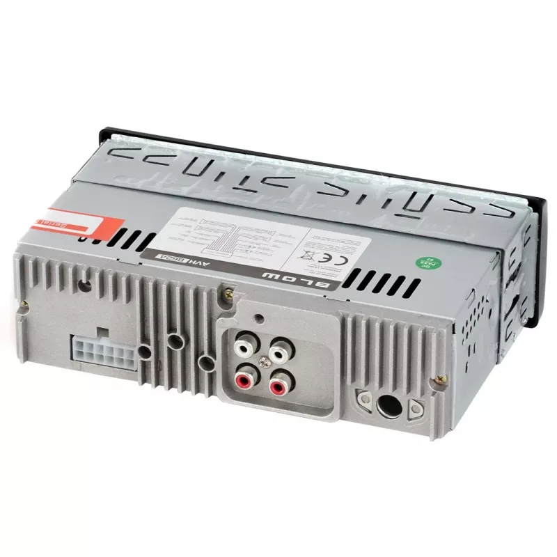 BLOW AVH-8624 auto radio, 1 DIN, FM RDS, Bluetooth, USB, SD/MMC, AUX, MP3, LCD ekrāns, tālvadības pults, melns
