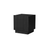 Naktsgaldiņu komplekts Cama LIVERTI 45x42x47 cm, melns, MDF/skaidu plātne, 16 mm rāmis