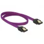 SATA kabelis DeLOCK 83691 0.5 m SATA 7-pin Violeta