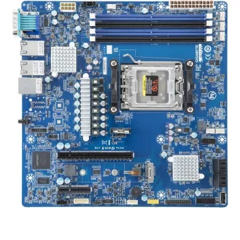 Mātesplate GIGABYTE MC13-LE1 B650E microATX AMD AM5 (Ryzen 7000/9000, DDR5, 4x DIMM, 10Gb LAN, 2x RJ-45, 4x SATA III, M.2, RAID)