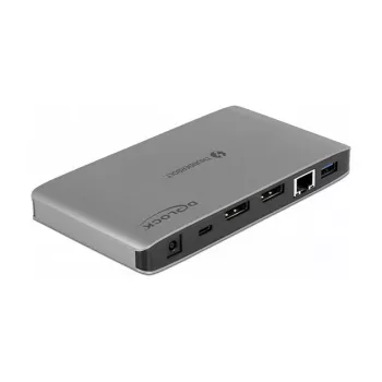 Docking stacija DeLOCK Thunderbolt 3 8K Dual DisplayPort USB LAN SD Audio PD 3.0