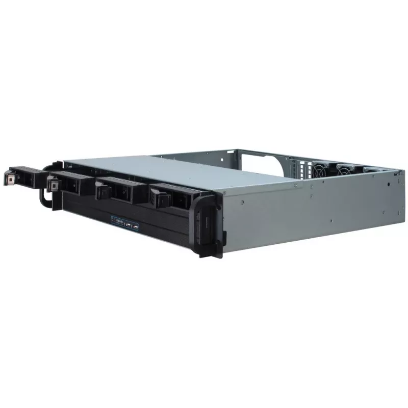 Inter-Tech IPC 2U-2404S – 19 inch Rack korpuss 2U, micro ATX