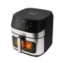 Gaisa fritējs ESPERANZA EKA005, 8 L, 1600 W, skārienvadība, 10 programmas, nerūsējošais tērauds, melns
