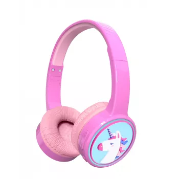 Denver BTH-106P austiņas/headset Vadu & Bezvadu galvas saite Zvaniem/Mūzika Bluetooth Rozā