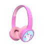 Denver BTH-106P austiņas/headset Vadu & Bezvadu galvas saite Zvaniem/Mūzika Bluetooth Rozā