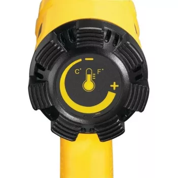 Karstā gaisa pistole DeWalt D26411 — 1800 W, maks. 600°C, 450 l/min, dzeltena