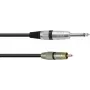 OMNITRONIC Adaptera kabelis RCA/lidzd. 0,9m melns (30225118)