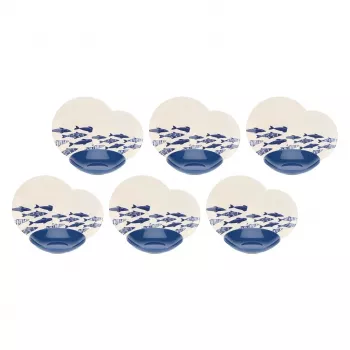 Porcelāna trauku komplekts Rose&Tulipani R18390TA18 6 personām