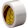 Lentes Filament 3M 587749, caurspīdīga, 38 mm x 50 m — pastiprināta iepakojuma lente
