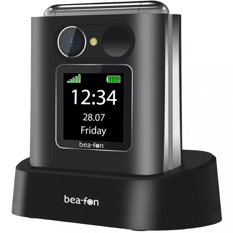 Bez-Fon Fold 10 mobilais telefons, 4.0 collu displejs