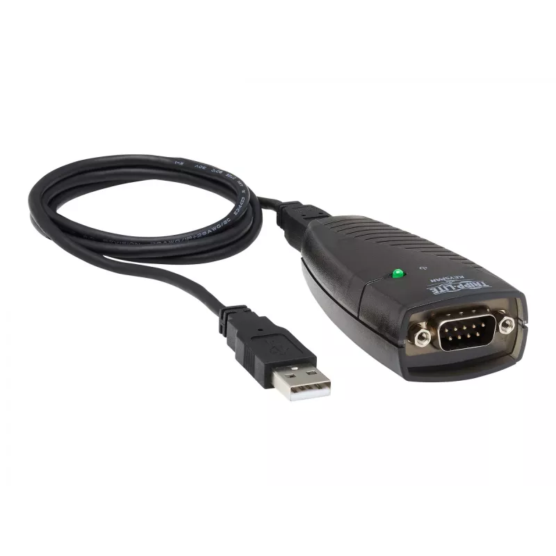 Tripp Lite USA-19HS Keyspan USB–seriālais adapteris — USB-A uz DB9 RS232 — 0,91 m — TAA