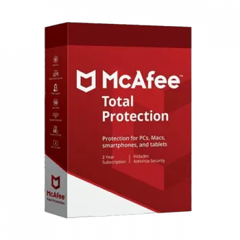 McAfee Total Protection - 5 ierīces / 2 gadi, Globāls