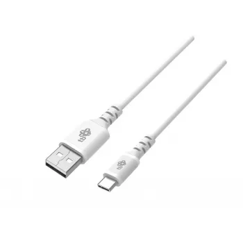 Kabelis USB-USB C 2m silikona balts Quick Charge