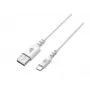 Kabelis USB-USB C 2m silikona balts Quick Charge