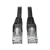Eaton Tripp Lite Series Cat6 Gigabit Snagless Molded (UTP) Ethernet kabelis (RJ45 M/M), PoE, Melns, 1.52 m - Savienojuma kabelis - RJ-45 (V) līdz RJ-45 (V) - 1.52 m - UTP - CAT 6