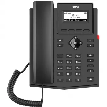 IP telefons Fanvil X301W melns
