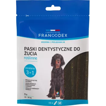 FRANCODEX Dental Strips M - suņu kārums - 15