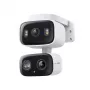 IP drošības kamera TP-LINK Tapo C246D — 3MP (2304×1296), 2.8 mm, 107.8° FOV, PTZ divu lēcu, IP65, Wi-Fi/Gigabit, microSD līdz 512 GB