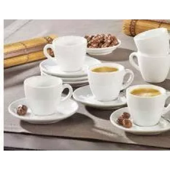 Esmeyer espresso krūzīšu komplekts 6 gab., modelis 433-214, porcelāna demitase krūzītes espresso