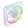 Datora korpusa ventilators MODECOM VOLCANO LOOP 120 ARGB Reverse Fan White 120 mm, PWM, 400–1400 RPM