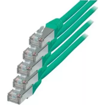 Tīkla kabelis ShiverPeaks 75711-HG-SET5 Zaļš Cat6 S/FTP RJ45-RJ45 1m